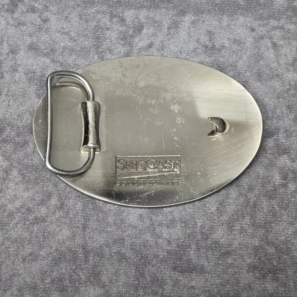 Spec Cast Collectibles Silver Oliver Hart Parr Western Style Belt Buckle w. Logo